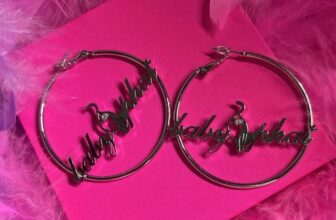 Silver Baby Phat Hoop Earrings | NEW | Y2K Must Have Jewelry | Mcbling Aesthetic