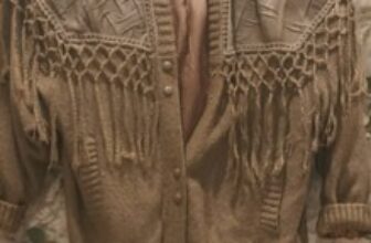 Norma Canada, Vintage 80s Mixed Media Coat  Leather and  Findge Sweater Jacket