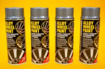 Alloy Wheel Paint METALLIC SILVER 400ml Spray Car Refurbishment Restoration 4Pcs