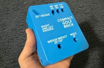 (NEW) Compact Golf Brick – Swing Training Aid (Lower Cost and Fast Shipping)