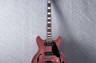 335 Style Semi-Hollow Body Matte Finished P90 Pickups Electric Guitar