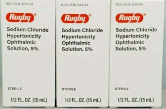 RUGBY Sodium Chloride  5% Eye SOLUTION 15 mL ( 3 pack ) MURO SOLUTION 2/27 Exp