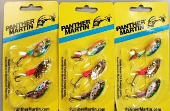 3-Panther Martin Trout Bass Spinners 1/8 Oz  OD3   3 x 3 Packs