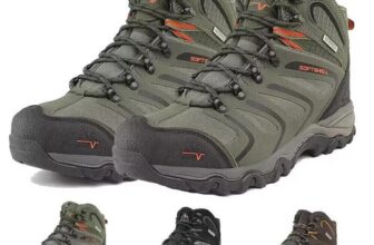 NORTIV 8 Men Tactical Military Hiking Boots Lightweight Motorcycle Combat Boots