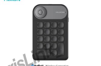 Huion K20 Keydial Compact Keyboard for Tablet/PC/Phone 18 Keys with Dial