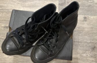 black Converse Chuck Taylor All Star high-top sneakers