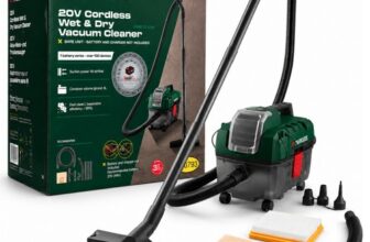 Parkside 20V Cordless Wet & Dry Vacuum Cleaner – Bare Unit No Battery & Charger