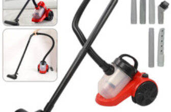 Bagless Cylinder Vacuum Cleaner 1000W Compact Lightweight Powerful Cyclonic Vac