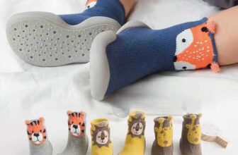 Cartoon floor socks, indoor baby walking slippers, anti slip for boys