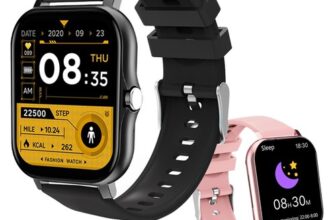 Fashion Smart Watch for Men Women, Waterproof Bluetooth Smartwatch Sport Fitness