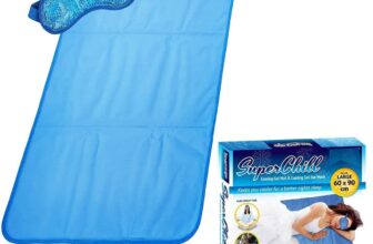 X-Large Cooling Gel Pillow Chilled Natural Sleeping Aid Body Cool Bed Mat Pad