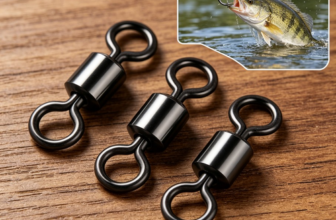 50x Rolling Barrel Swivel 220 lb Fishing Swivels Solid Ring # 3/0 &==/