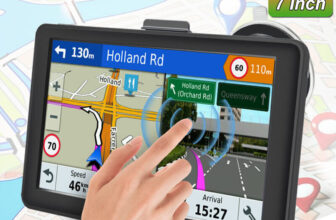 7” Car Truck Sat Nav GPS Navigation  Touch Screen 8GB UK&EU Free Lifetime Maps.