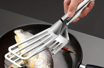 Stainless Steel Steak Clamp Food Clip Tongs Bread Meat BBQ Kitchen Cooking Tool