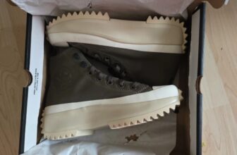 Converse Leather Waterproof Run Star Hike Unisex Trainers Truffle Brown Uk 5.5
