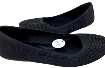 Sonoma Women’s Goods For Life Sesame Slip On Ballet Flats Black Size:9.5 150KO
