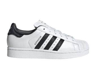adidas Superstar Ii Lace Up  Womens White Sneakers Casual Shoes JH7052