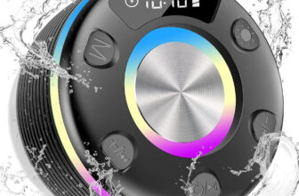 Bluetooth Shower Speaker, Portable Bluetooth Speaker with 360° Surround Sound