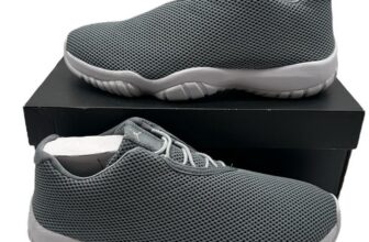 Nike Air Jordan Future Low Shoes Mens 8.5 Grey Mist/White Sneakers 718948-003