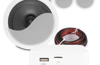 Bluetooth Ceiling Speaker System with 4x CSPS6 – PD BT20