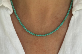 Handmade 3mm Turquoise Choker Bead Necklace Healing Reiki Energy Gift For Women