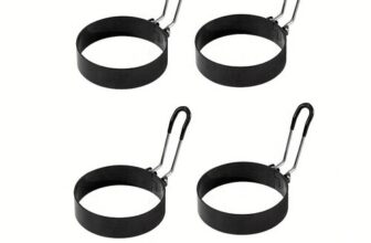 Eggs Rings, 4 Pack Stainless Steel Egg Cooking Rings, Pancake Mold for frying