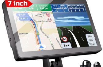 7 inch Touch Screen Car Truck Sat Nav GPS Navigation Free Lifetime 8G UK&EU Maps