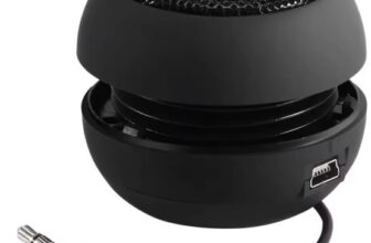 Mini Portable Travel Loud Speaker with 3.5mm Audio Cable Low Voltage Built-in