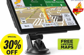 7” Touch Screen Car Truck Sat Nav GPS Navigation 8GB Lifetime Free UK&EU Maps S