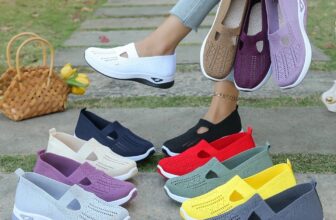 WOMENS LADIES SLIP ON SOCK WEDGE SNEAKERS CLASSIC JOGGING PUMPS SHOES TRAINERS