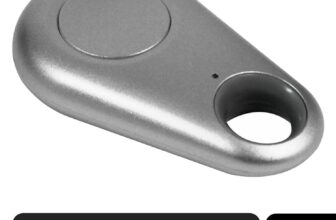 AQUARIUS Key Finder Anti-Lost GPS Alarm Last Location Tracker Silver