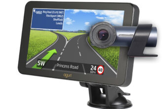 Aguri RV760 Motorhome Caravan Sat Nav + Dash Cam | Best UK Large Vehicle GPS