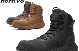 NORTIV 8 Men Safety Composite Toe  Construction Factory Work Boots Wide Size