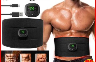 EMS ABS Abdominal Belt Muscle Trainer Stimulator Toning Fitness Training Belt
