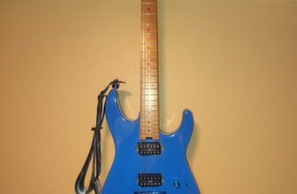 Transparent Blue Electric Guitar Package with Gig Bag and More