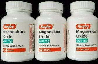 Rugby Magnesium Oxide 400 mg 120 Tablets -3 Pack -Expiration Date 01-2028