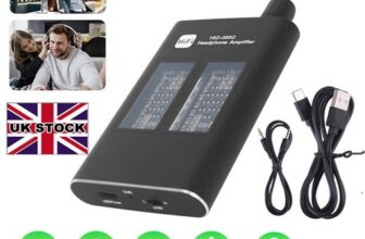 Portable HIFI Headphone Amplifier Stereo Earphone Audio AMP 3.5mm Aux 16-300 ohm