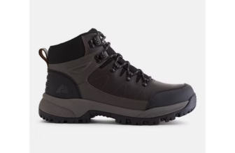 Ozark Trail Men’s Meadows 2.0 Waterproof Mid Hiking Boots Brown 🔥SALE DEAL