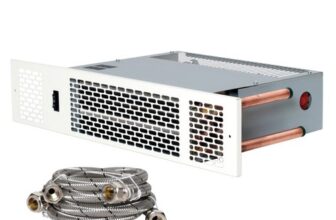 Thermix Kitchen Plinth Heater -Central Heating Plinth Heater 2.1Kw White Grille