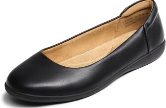 DREAM PAIRS Women’s Comfortable Ballet Shoes Arch Support, Ladies’ Dressy Work