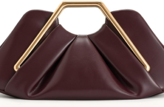 Elegant Lila Metal Frame Clutch – Chic Evening Accessory for Women