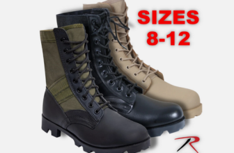 Rothco Jungle Boots – 8 Inch Olive Drab, Black # 5080