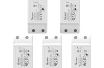 5 Packs Smart Switch, SONOFF BASICR4 Smart Wireless WiFi DIY for Smart Home, 10A