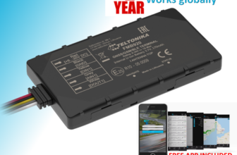 TruTrak GPS Tracker – Real Time Vehicle Tracking Device System – 1 year bundle