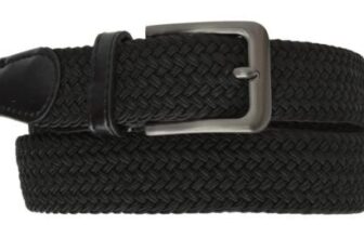 Mens Womens Belt Unisex Elastic Stretch Braided Fabric Enduring Woven Diff Sizes