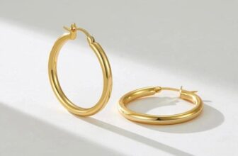 14k Gold Plated 16MM Hoops Earrings Men Women Children UNISEX