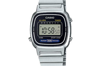 Casio LA670WA-1 Women’s Vintage Digital Watch Silver Stainless Steel Band New