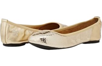 Butterfly Twists Vivienne Gold Metallic Women’s Foldable Ballet Flats Size 6