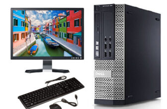 FAST DELL CORE i5 4th DESKTOP SFF PC COMPUTER BUNDLE WIN 10, 8GB RAM, 120GB SSD