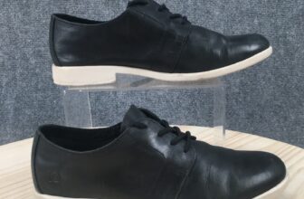 Born Shoes Womens 8.5 M Passi Derby Oxford Black Leather Casual Low F16503
